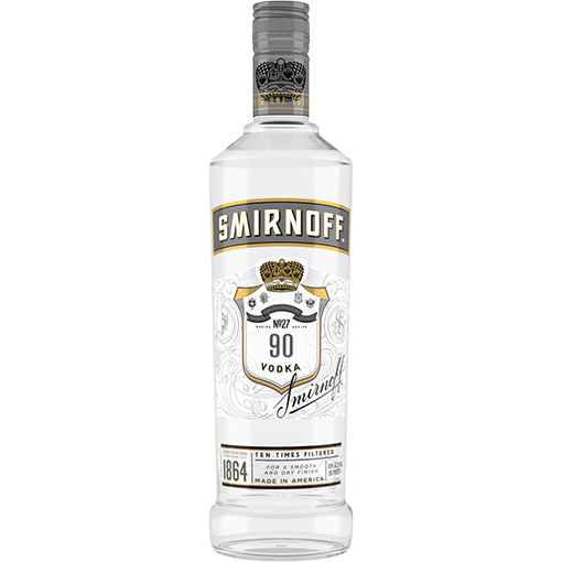 Picture of Smirnoff Silver 90 Proof Vodka