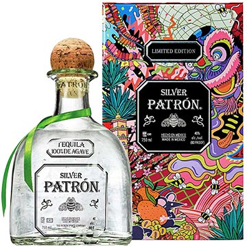 Patron Silver Tequila with Limited Edition 2020 Chinese New Year Tin ...