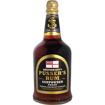 Pusser's British Navy Gunpowder Proof Rum