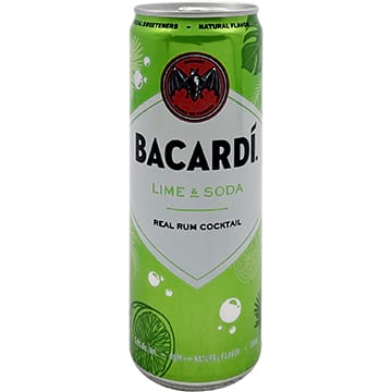 Bacardi Lime & Soda Real Rum Cocktail