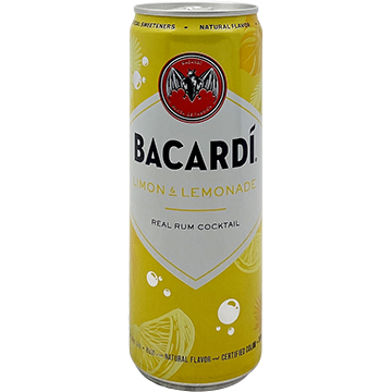 Bacardi Limon & Lemonade Real Rum Cocktail | GotoLiquorStore