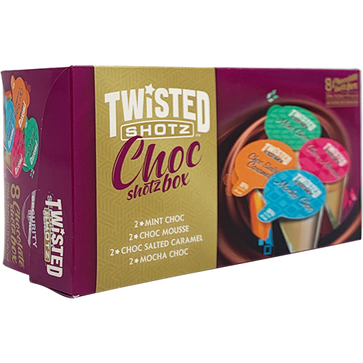 Twisted Shotz Choc Shotz Box Gotoliquorstore