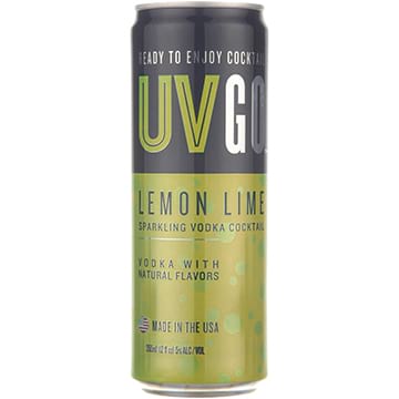 UV GO Lemon Lime Sparkling Vodka Cocktail