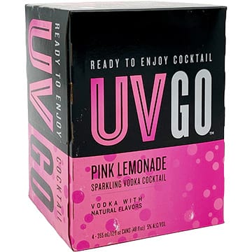 UV GO Pink Lemonade Sparkling Vodka Cocktail