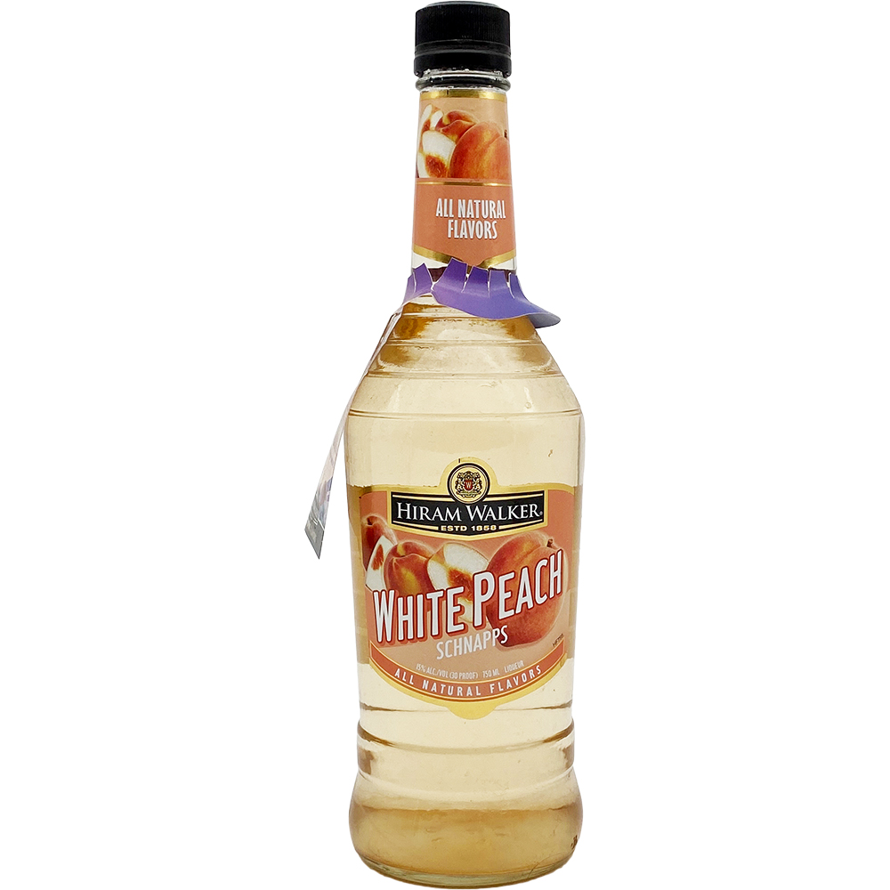 Hiram Walker White Peach Schnapps Liqueur Gotoliquorstore