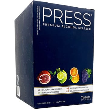 PRESS Premium Alcohol Seltzer Variety Pack