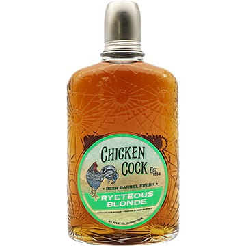 Chicken Cock Ryeteous Blonde Beer Barrel Finish Rye Whiskey