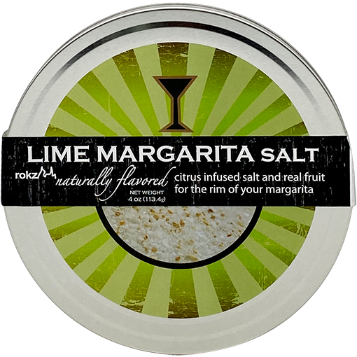Rokz Design Group Infused Margarita Salt Lime 4 Ounce