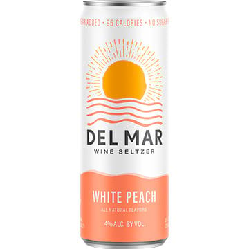 Del Mar White Peach Wine Seltzer