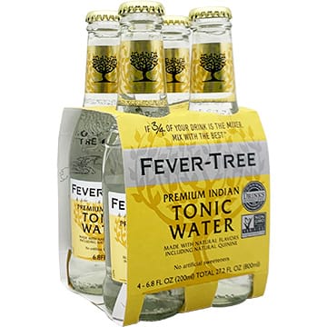 Fever Tree Tonic Water, Premium Indian, Refreshingly Light, - 8 pack, 5.07 fl oz cans