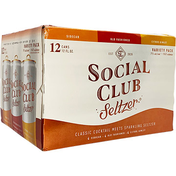 Social Club Seltzer Variety Pack