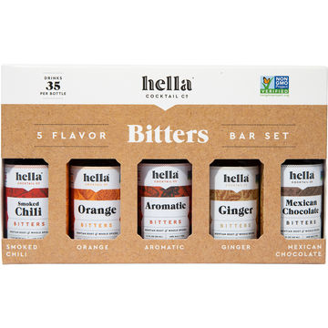 Hella Bitters Five Flavor Bar Set