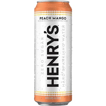 Henry's Hard Sparkling Water Peach Mango