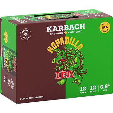Karbach Brewing Co. Hopadillo IPA