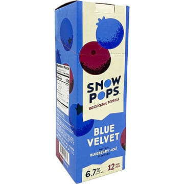 Snow Pops Blue Velvet
