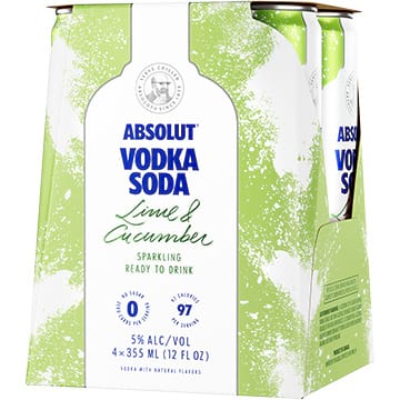 Absolut Vodka Soda Lime & Cucumber