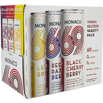 Monaco 69 Vodka Seltzer Variety Pack
