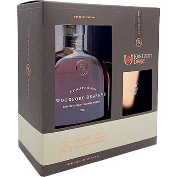 Woodford Reserve Bourbon Whiskey Gift Set + Glass 750ml – LP Wines