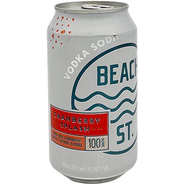Beach St. Cranberry Splash Vodka Soda