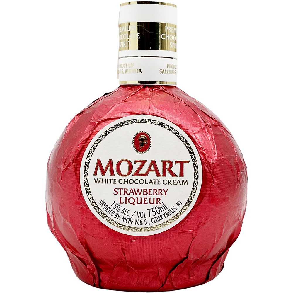 Mozart White Chocolate Cream Strawberry Liqueur Gotoliquorstore 