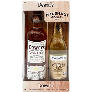 Dewar's White Label with Fever Tree Ginger Ale