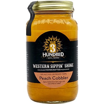 3 Hundred Days of Shine Peach Cobbler