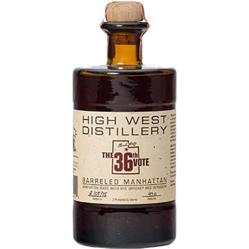 High West The 36th Vote Barreled Manhattan Whiskey