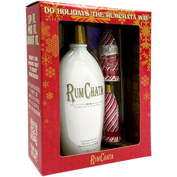 Rum Chata Liqueur Gift Set with Two 100ml Miniature