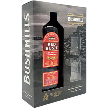 Bushmills Red Bush Gift Box with 2 Shot Glasses