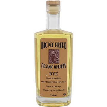 Koval Lion's Pride Rye Organic Whiskey
