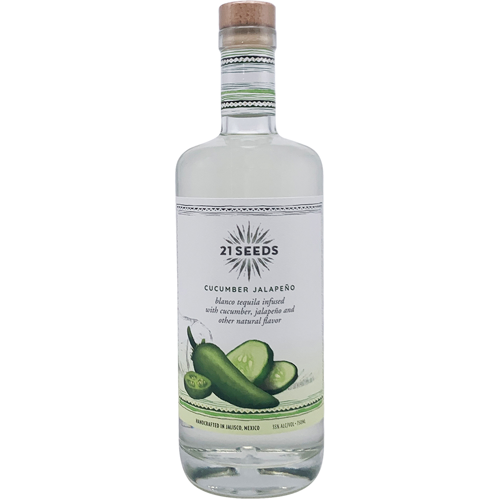 21 Seeds Cucumber Jalapeno Tequila | GotoLiquorStore
