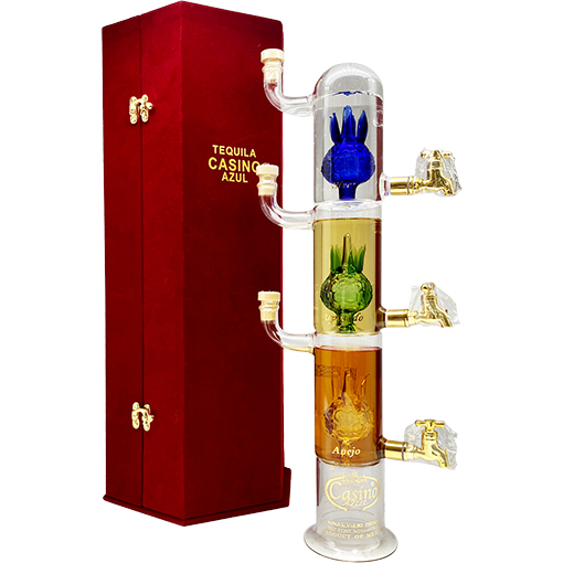 casino azul glass tequila tower