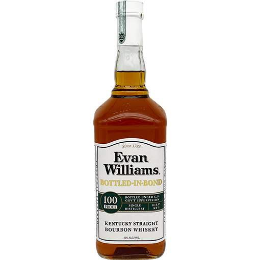 Picture of Evan Williams White Label Bottled in Bond Bourbon