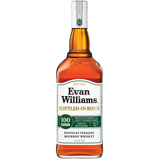 Picture of Evan Williams White Label Bottled in Bond Bourbon