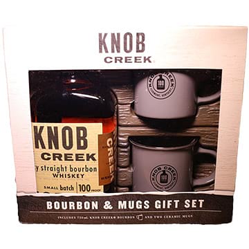 Knob Creek 9 Year Old Gift Set with 2 Mugs