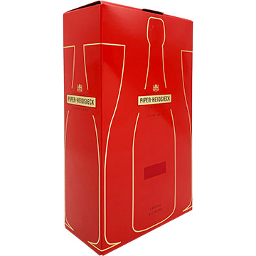 Piper-Heidsieck Brut Champagne Gift Set with 2 Flute Glasses