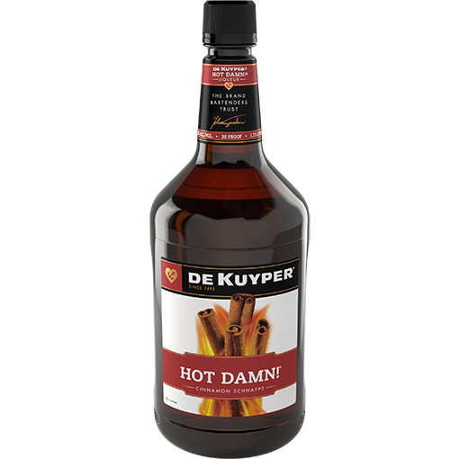 Picture of DeKuyper Hot Damn! Cinnamon Schnapps Liqueur
