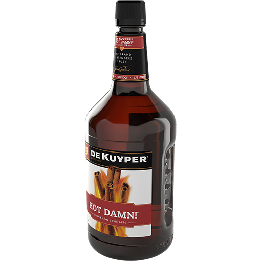 Picture of DeKuyper Hot Damn! Cinnamon Schnapps Liqueur