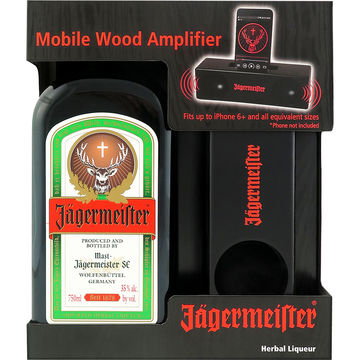 Jagermeister with Mobile Wood Amplifier