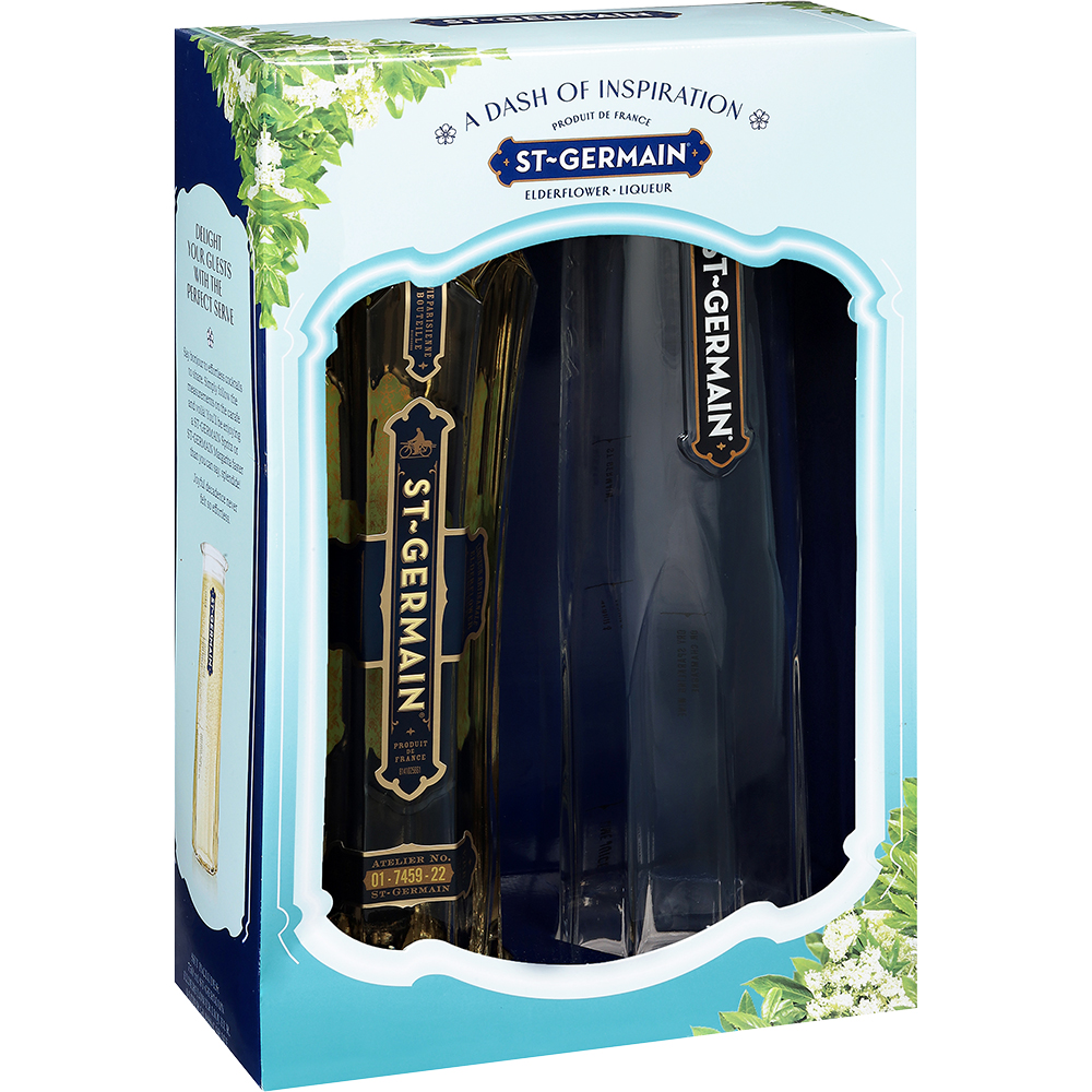 St Germain Elderflower Liqueur T Set With Carafe Gotoliquorstore 