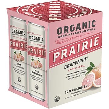 Prairie Organic Sparkling Craft Cocktails Grapefruit