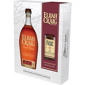 Elijah Craig Small Batch Bourbon with Old Fashioned Cocktail Gift Set