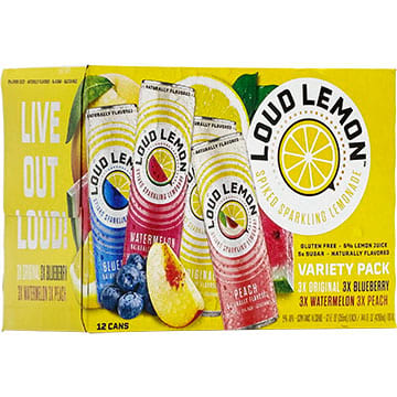 Loud Lemon Spiked Sparkling Lemonade Variety Pack
