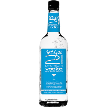 Recipe 21 Premium Vodka
