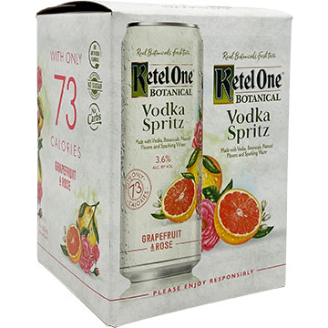 Ketel One Grapefruit Rose Botanical Vodka 1L