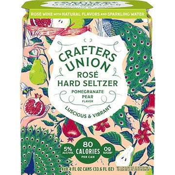Crafters Union Hard Seltzer Pomegranate Pear