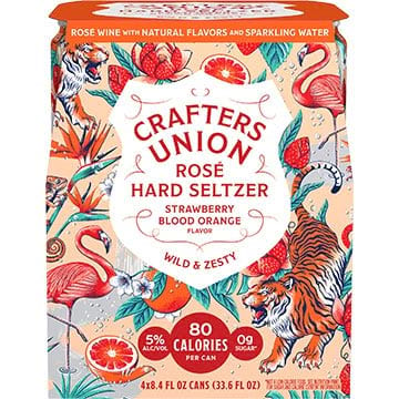 Crafters Union Hard Seltzer Strawberry Blood Orange