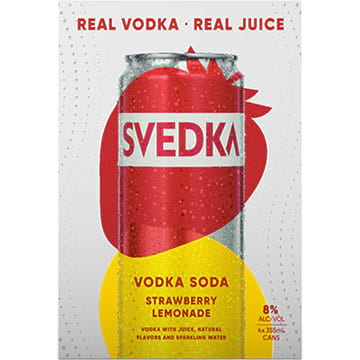 Svedka Strawberry Lemonade Vodka Soda