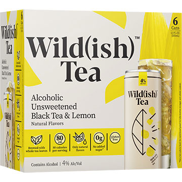 Wild(ish) Alcoholic Unsweetened Black Tea and Lemon