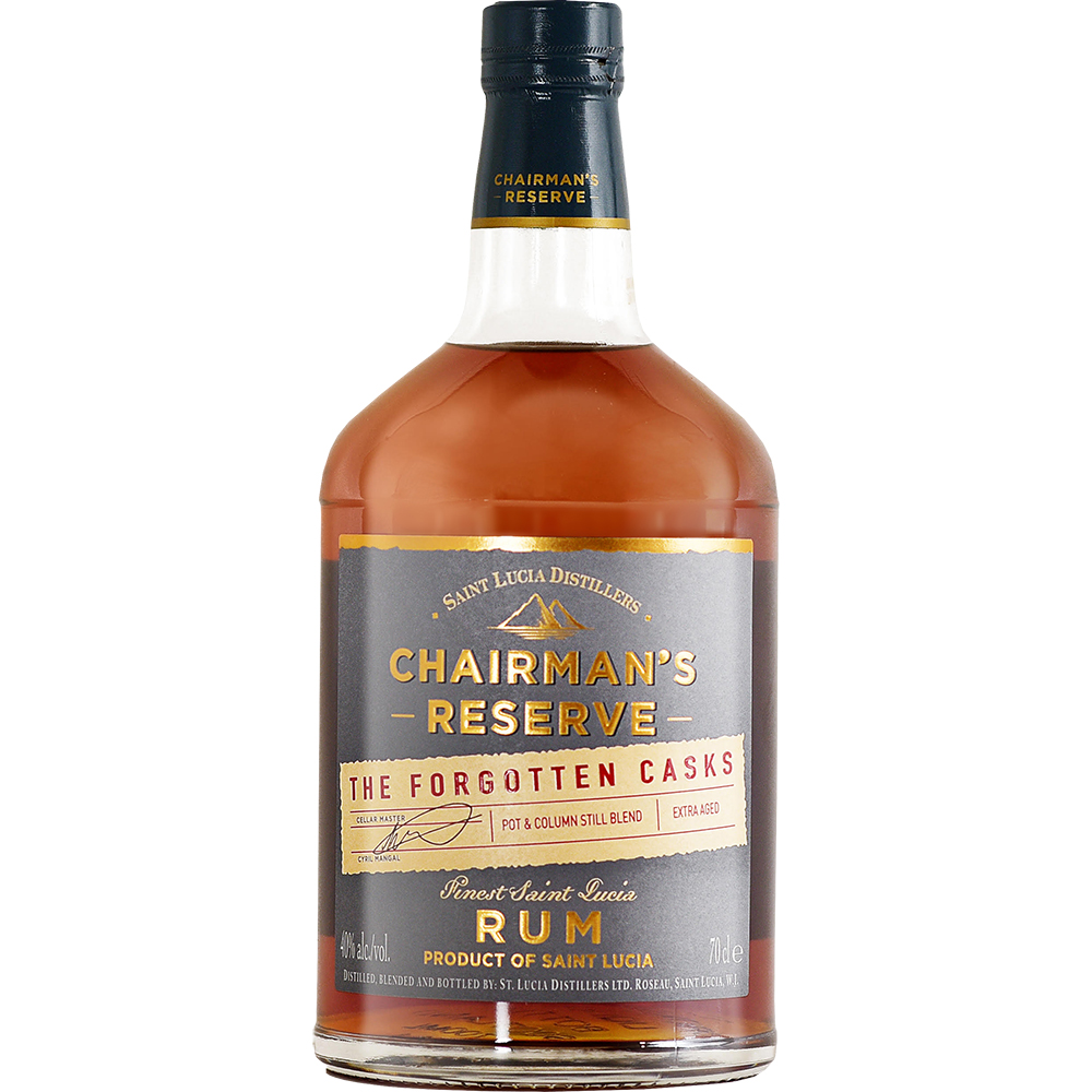 St. Lucia Distillers Chairman's Reserve The Forgotten Casks Rum ...